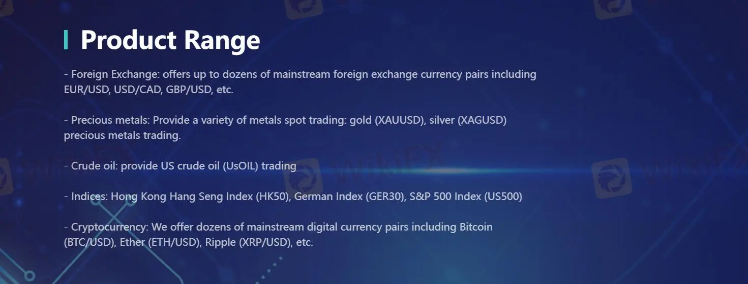 O que posso negociar na DTX MARKETS?