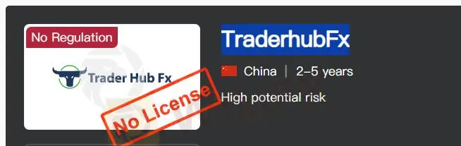 Apakah TraderhubFx Legal?