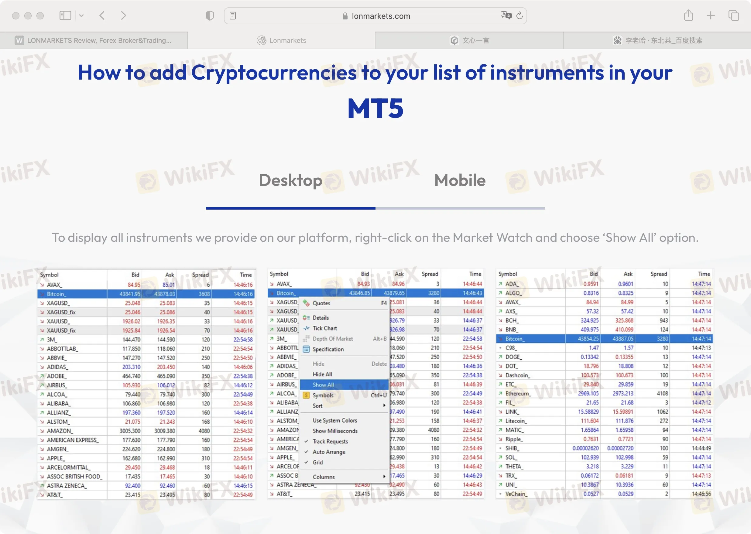 Plataforma de Trading