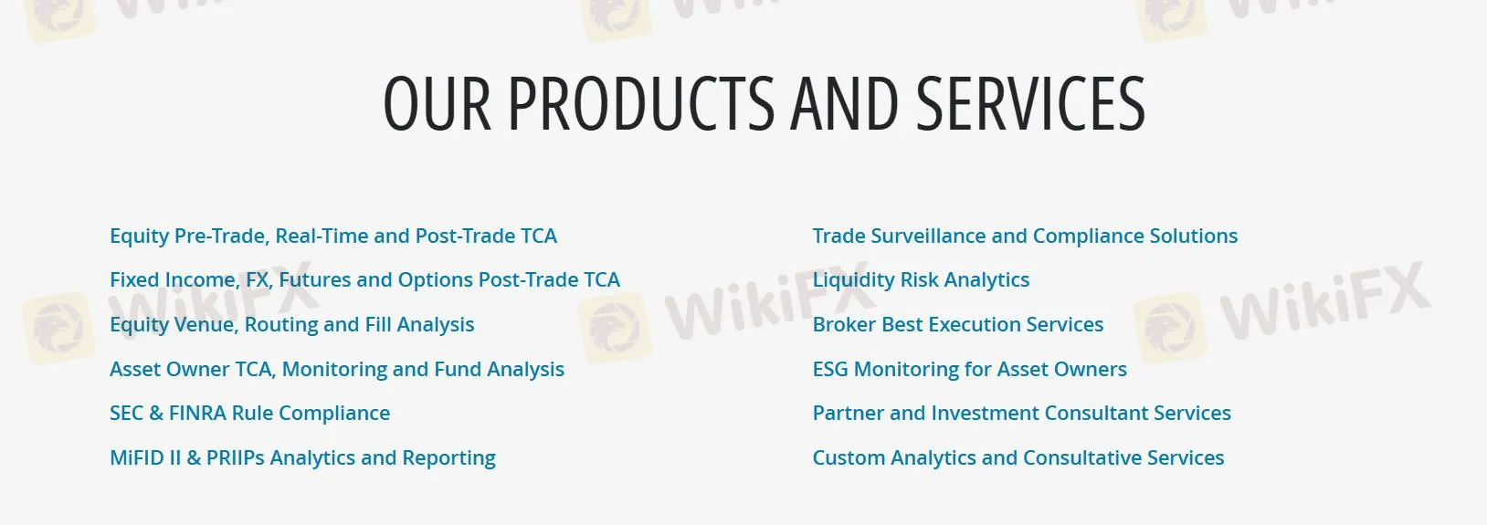 Products & services