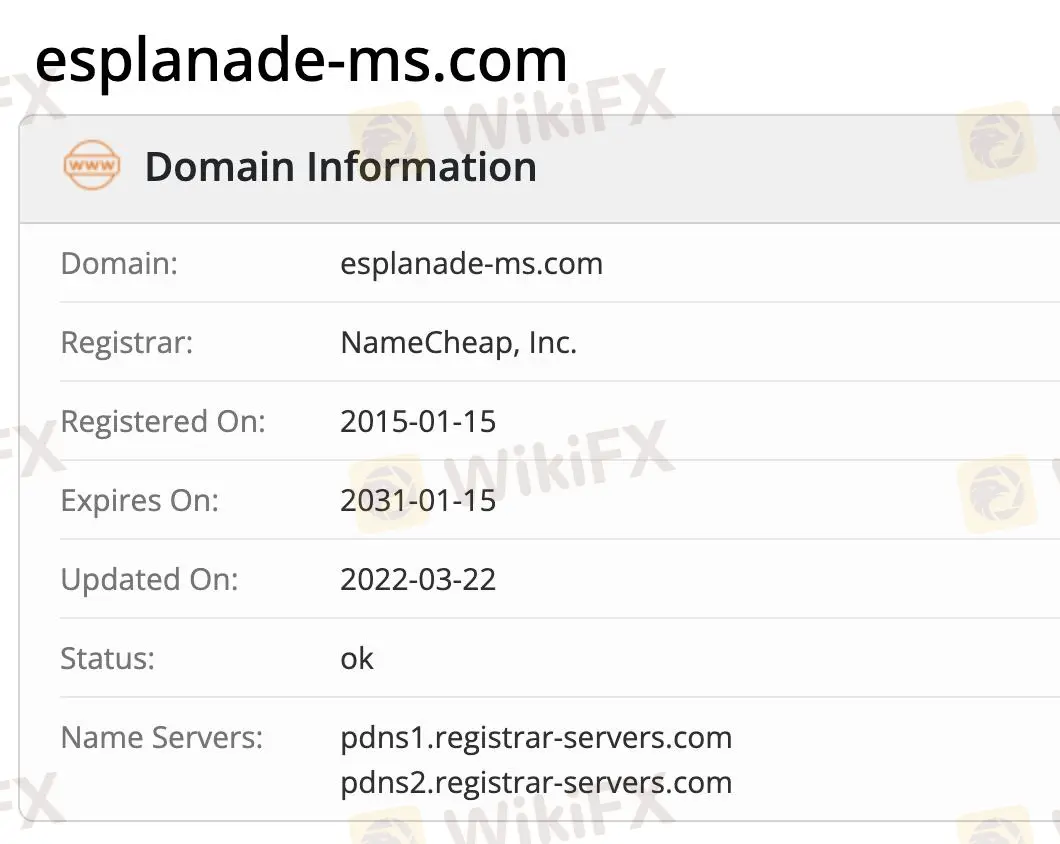 ESPLANADE是否合法？