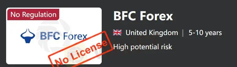 Apakah BFC Forex Legal?