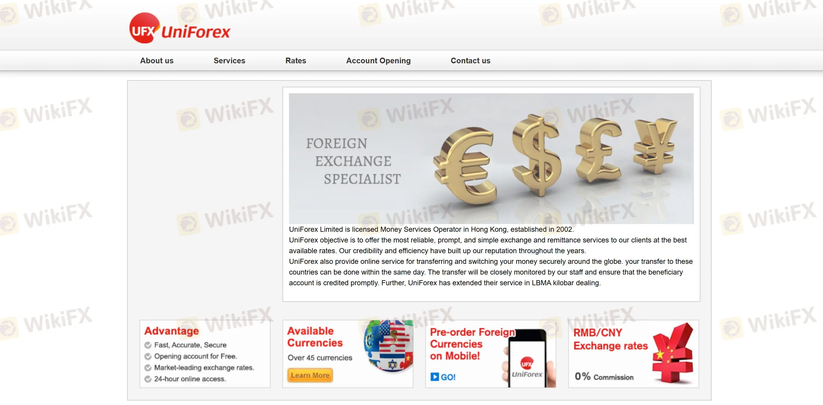 UniForex Information