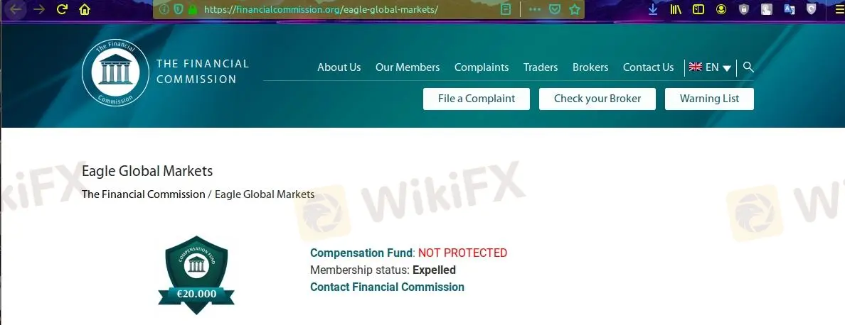 Expelled by the Financial Commission