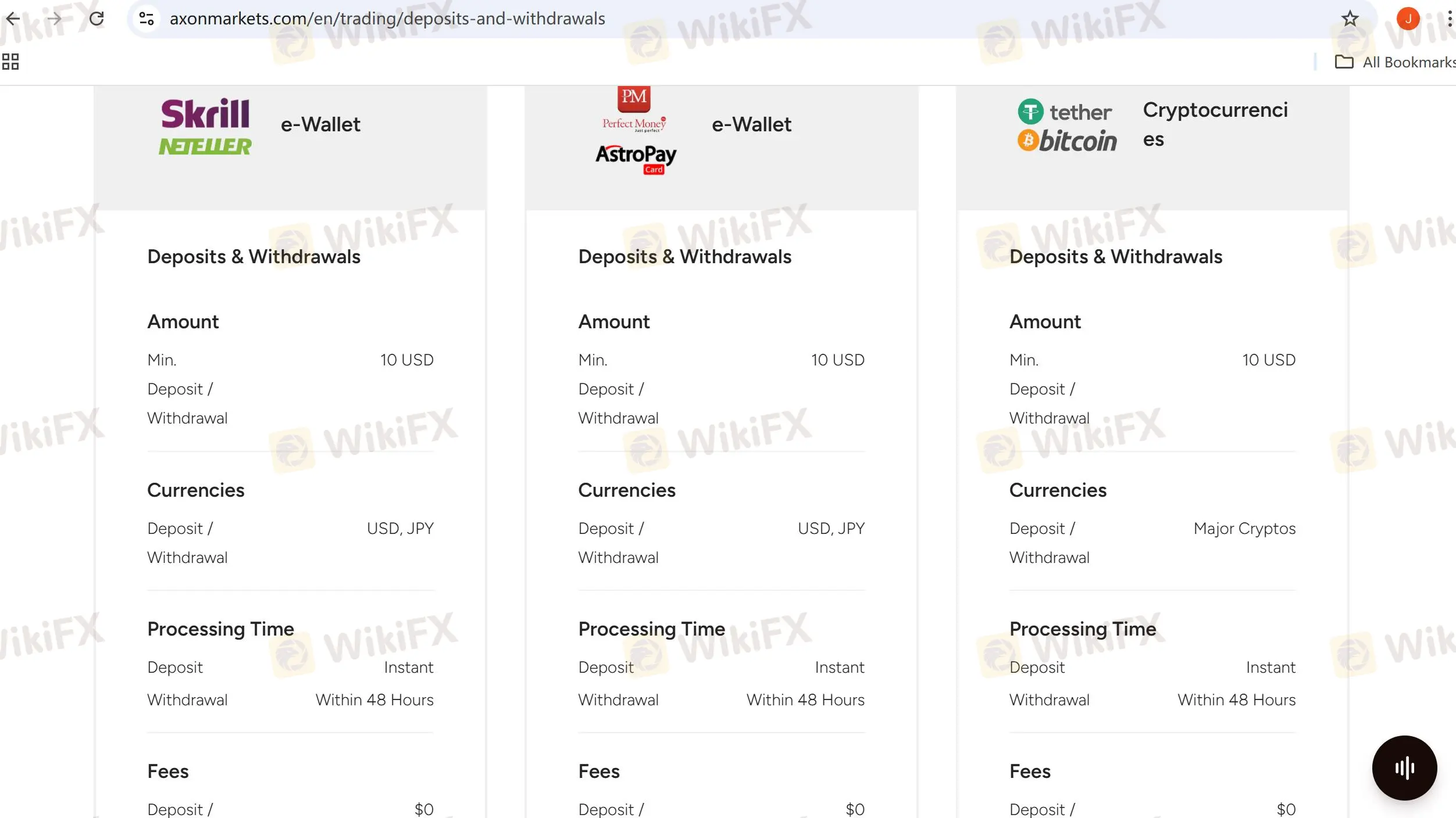 Deposit and Withdrawal 2