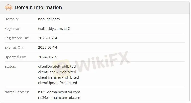 NeolinFX Legal?