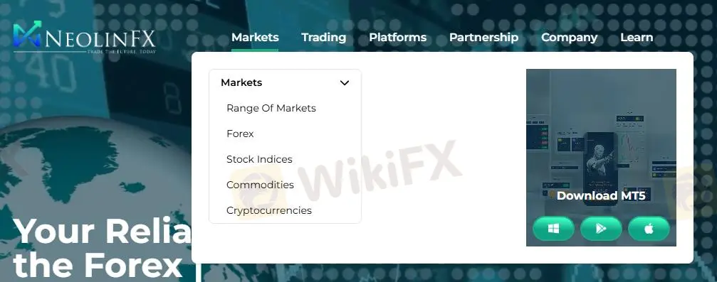 What Can I Trade on NeolinFX?