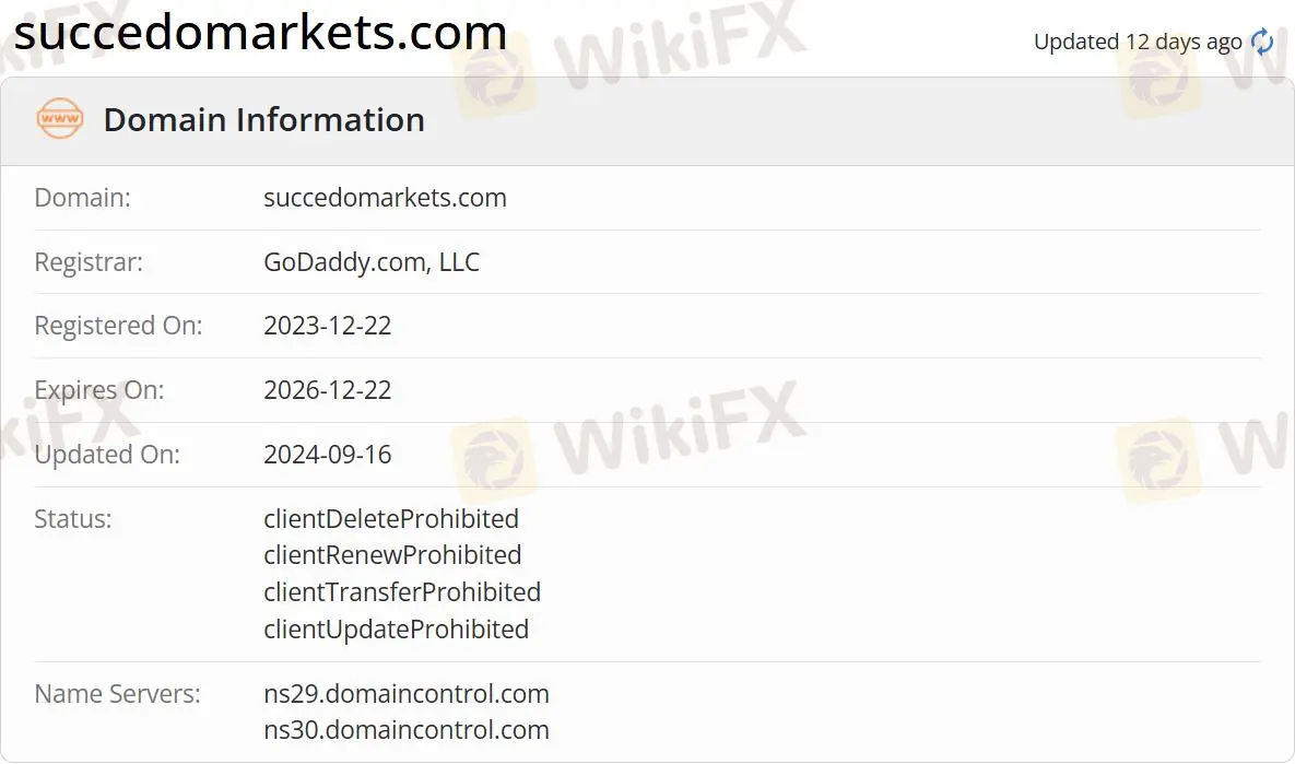 Информация о домене