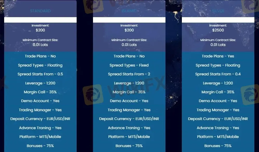 Account comparison 1