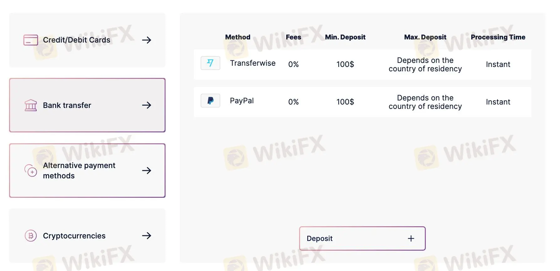 Deposit and Withdrawal 3