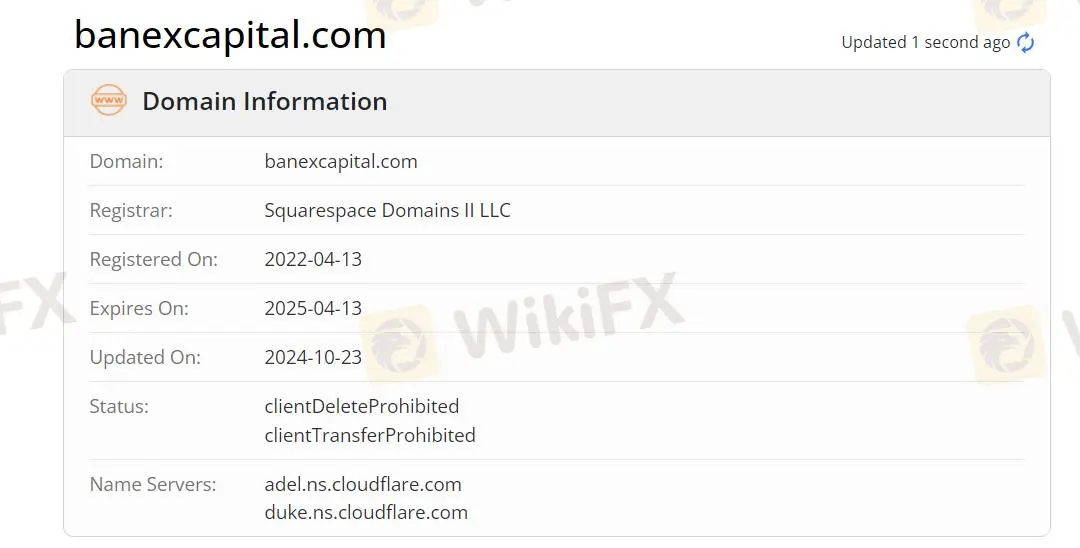 Impormasyon ng Domain