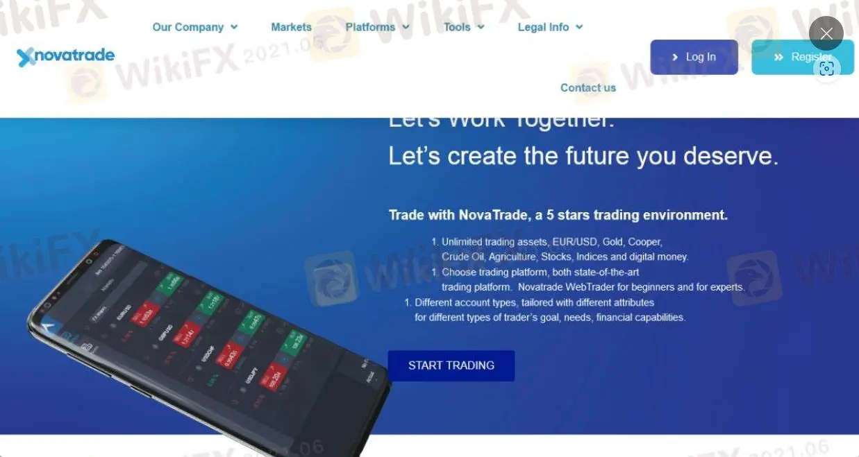 NovaTrade Thông tin