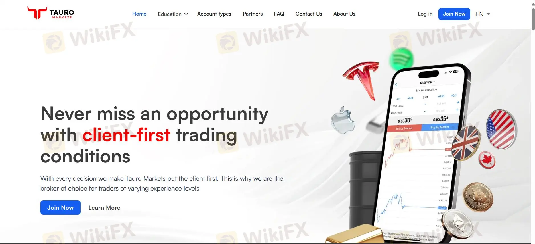 Informasi Tauro Markets
