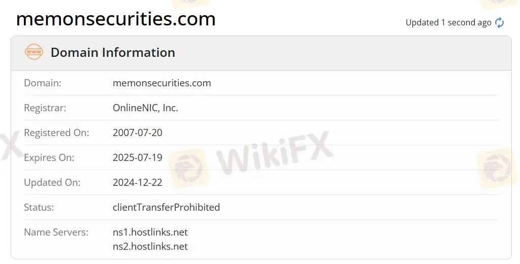 Memon Securities có đáng tin cậy không?