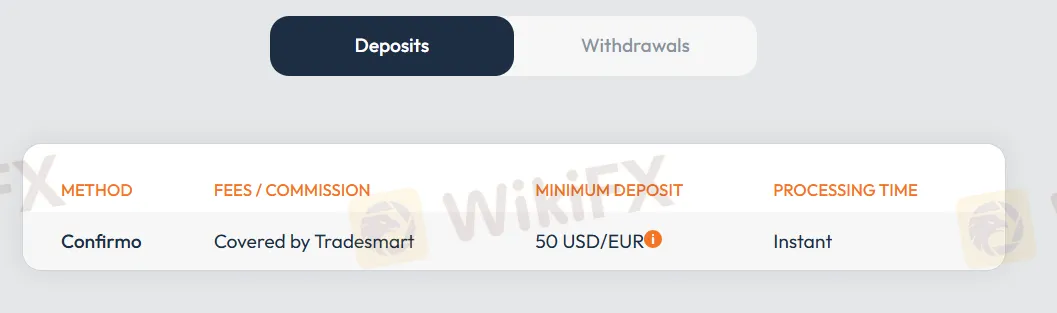  Deposit Options