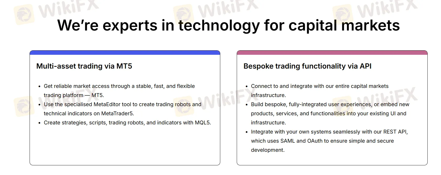 CTS trading platform