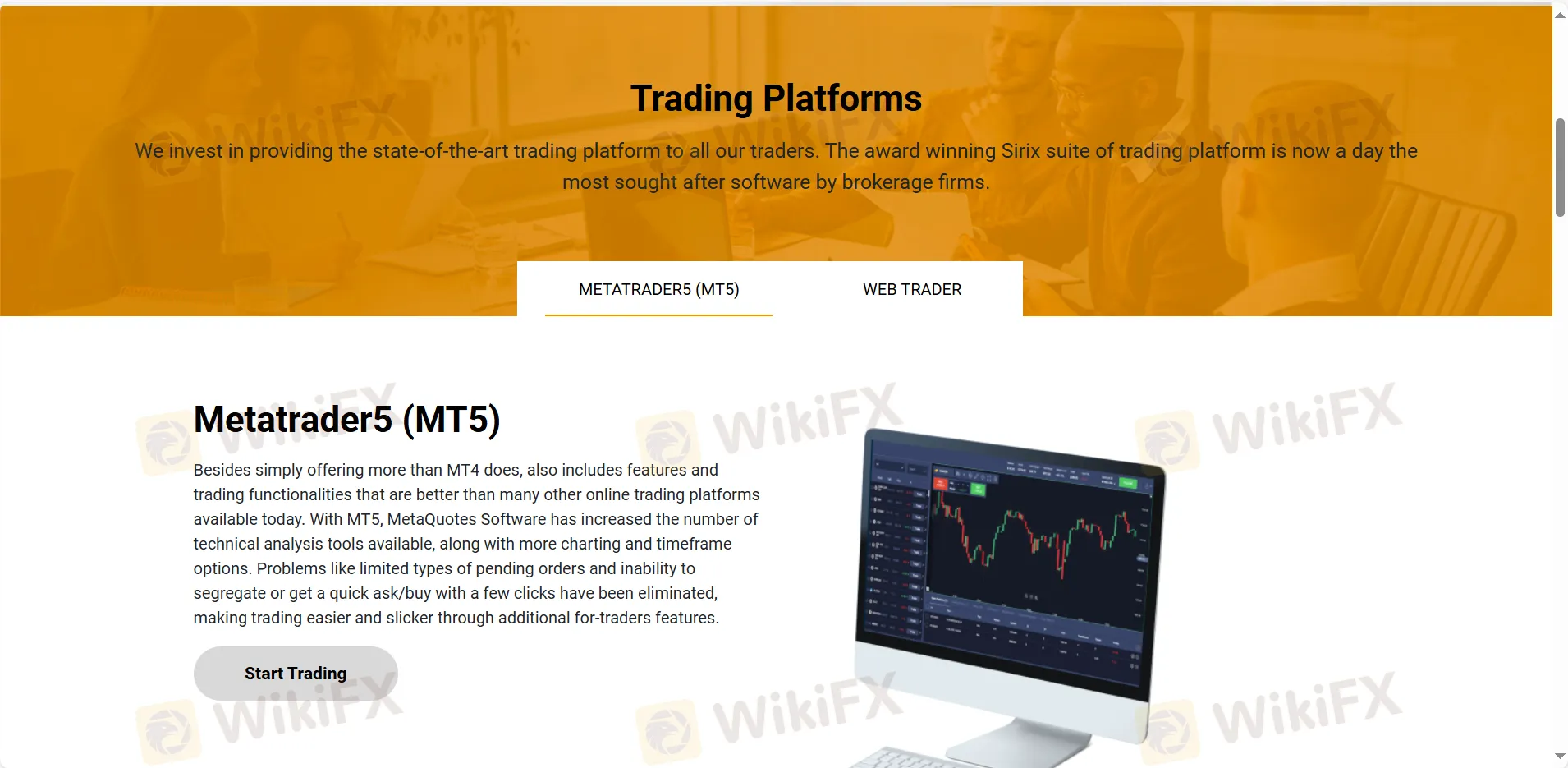 Plataforma de trading de BRIGHTWIN