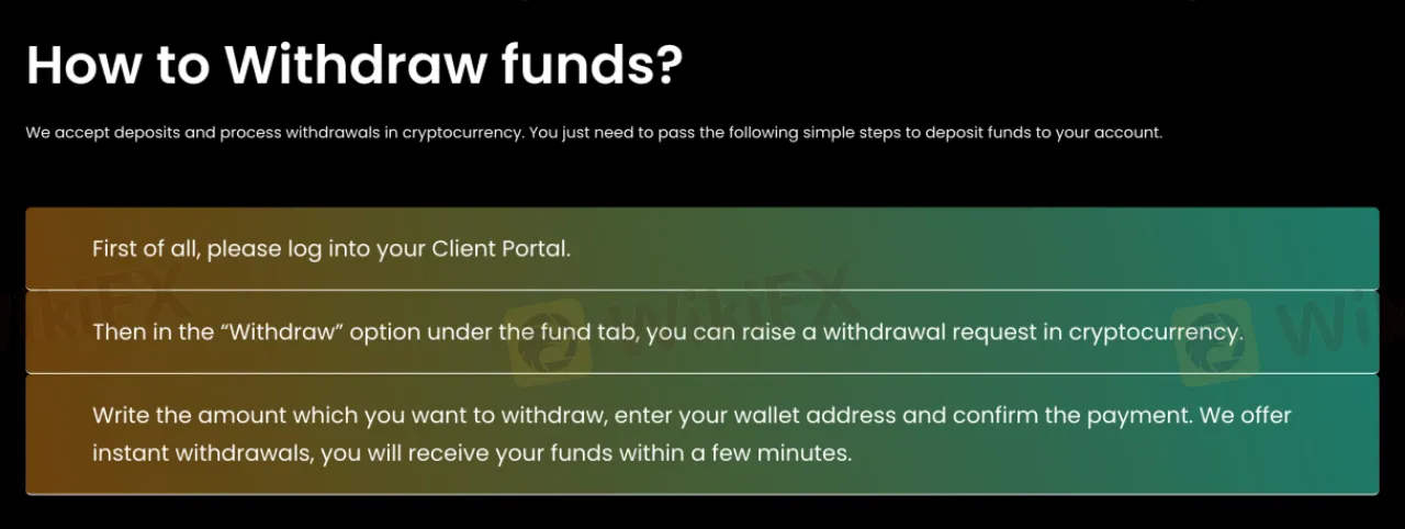 Deposit and Withdrawal