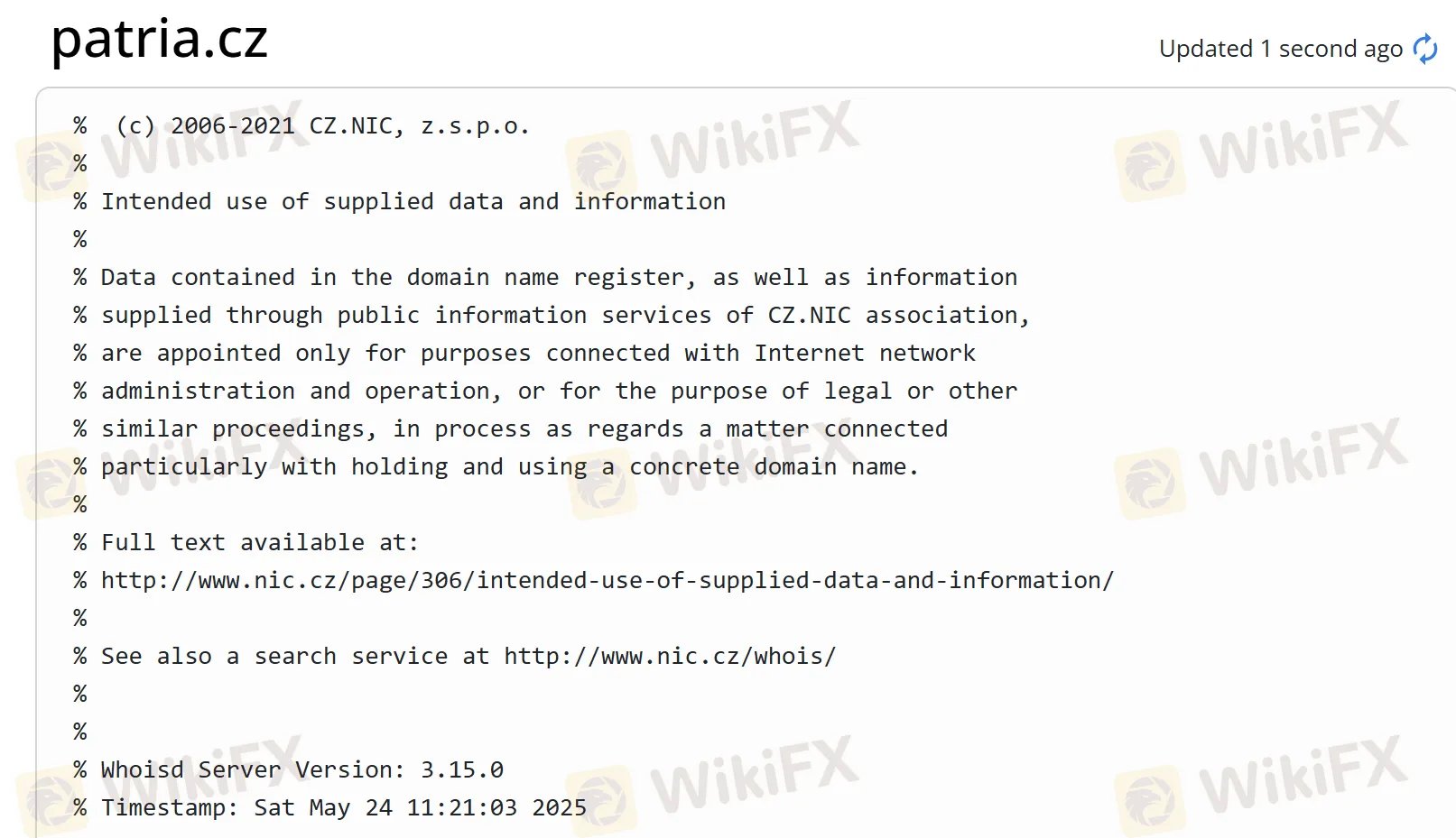 Domain information