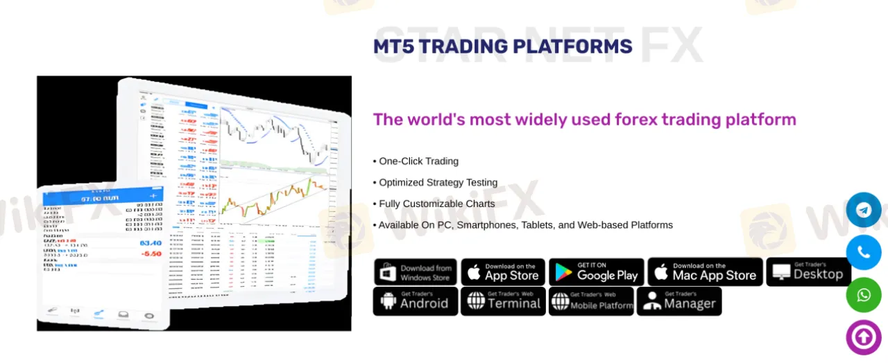 MT5 platform
