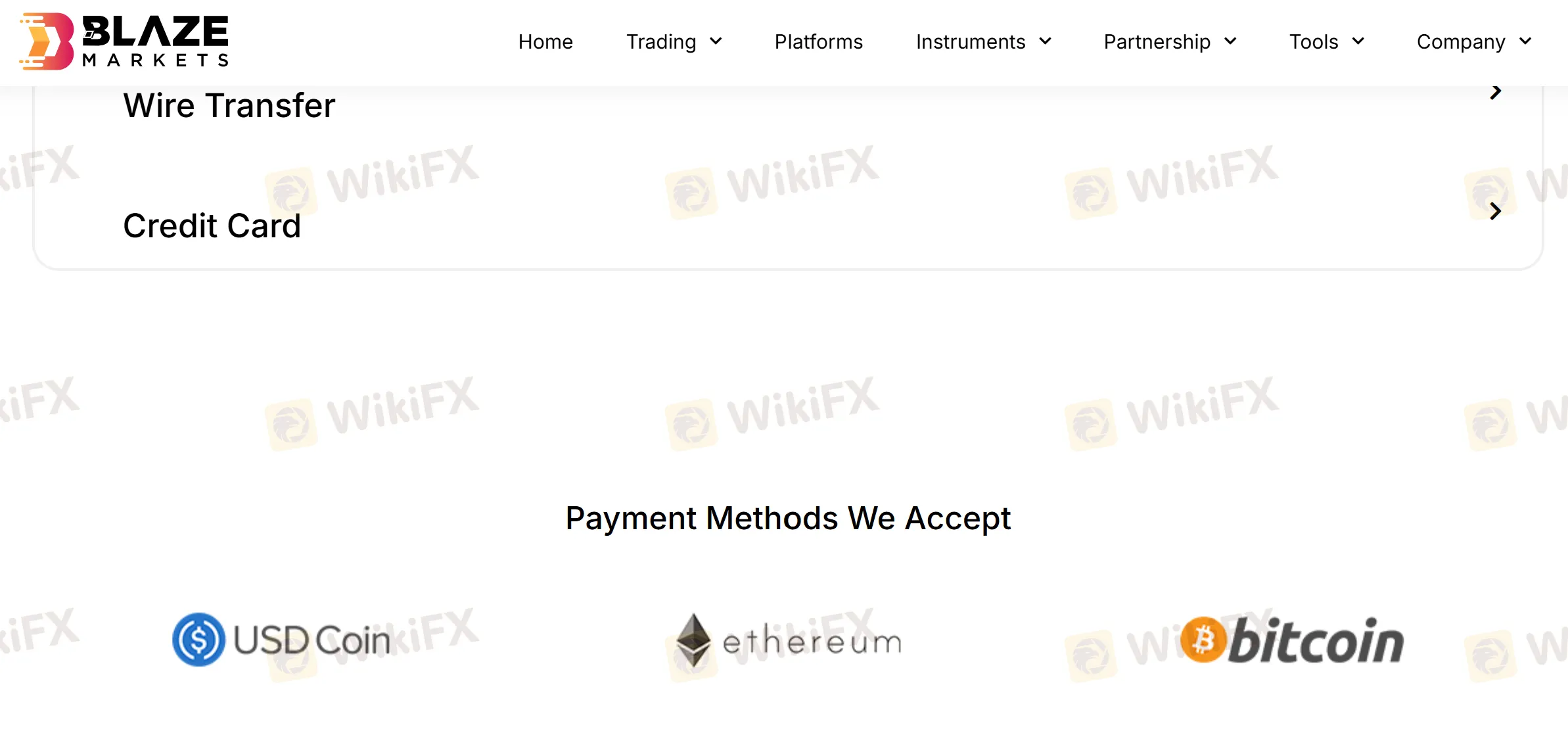 Deposit and Withdrawal