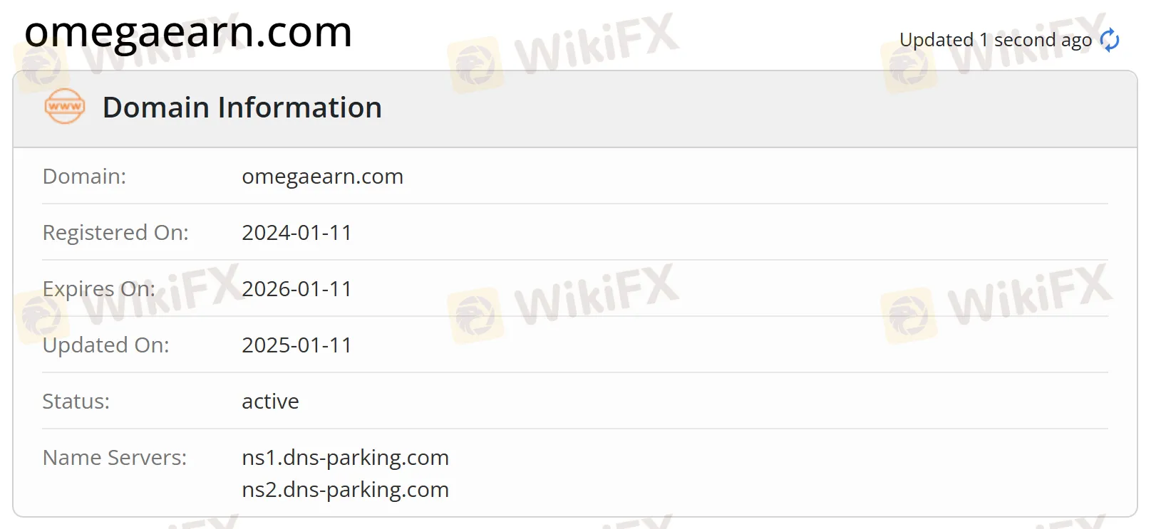 Domain information