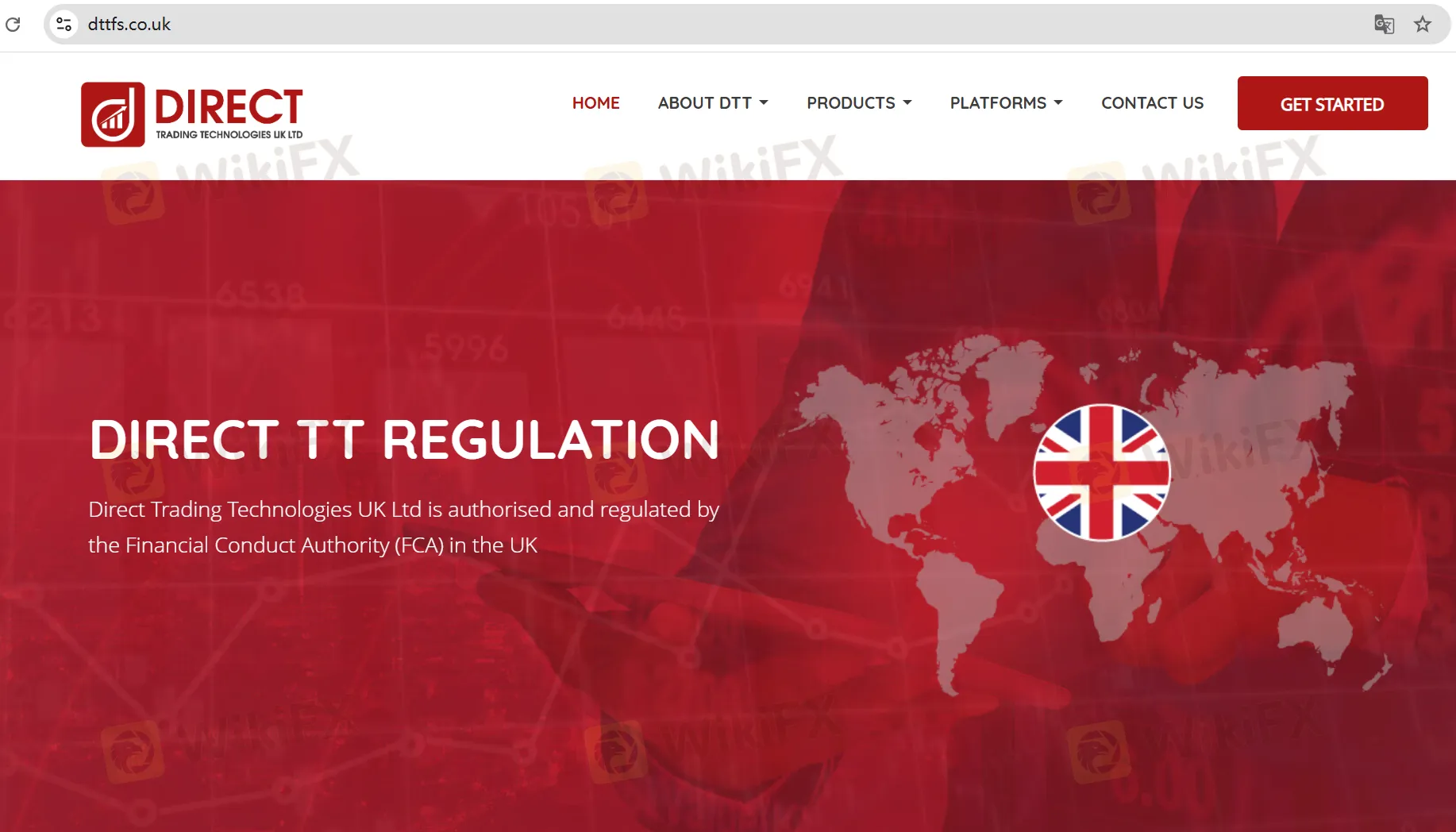 Direct TT UK's homepage