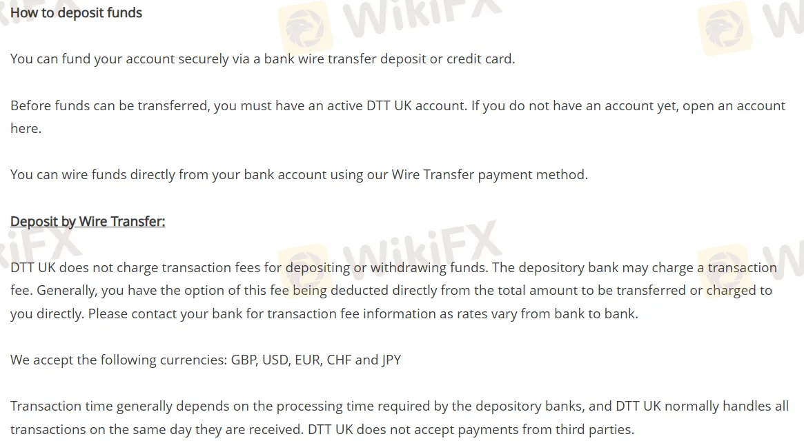 Deposit 