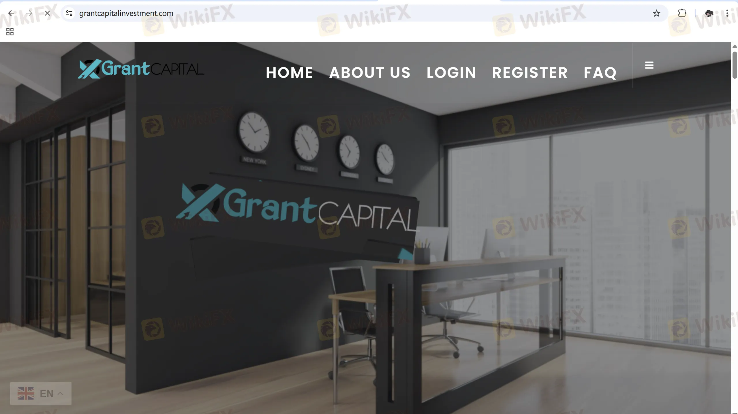 Grant Capital's homepage