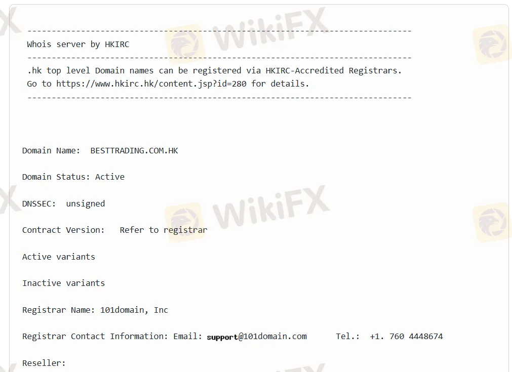 Domain information