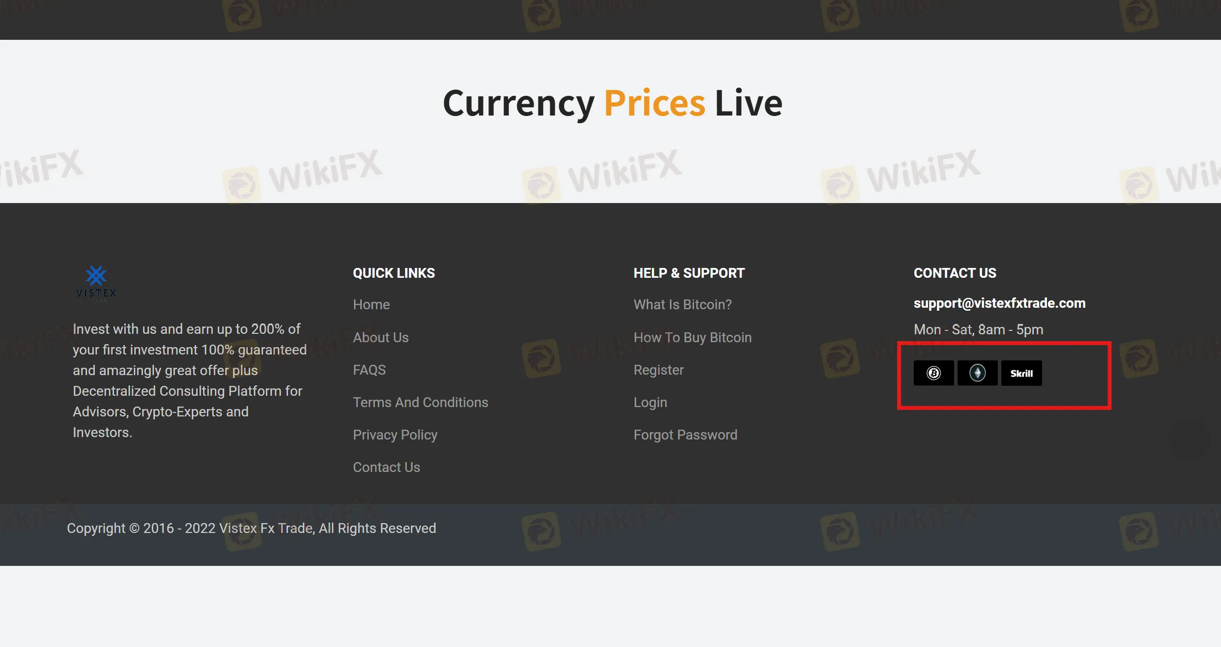 Deposit & Withdrawal