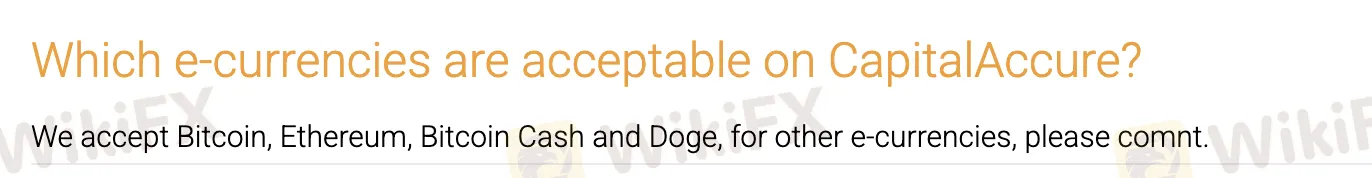 Deposit and Withdrawal