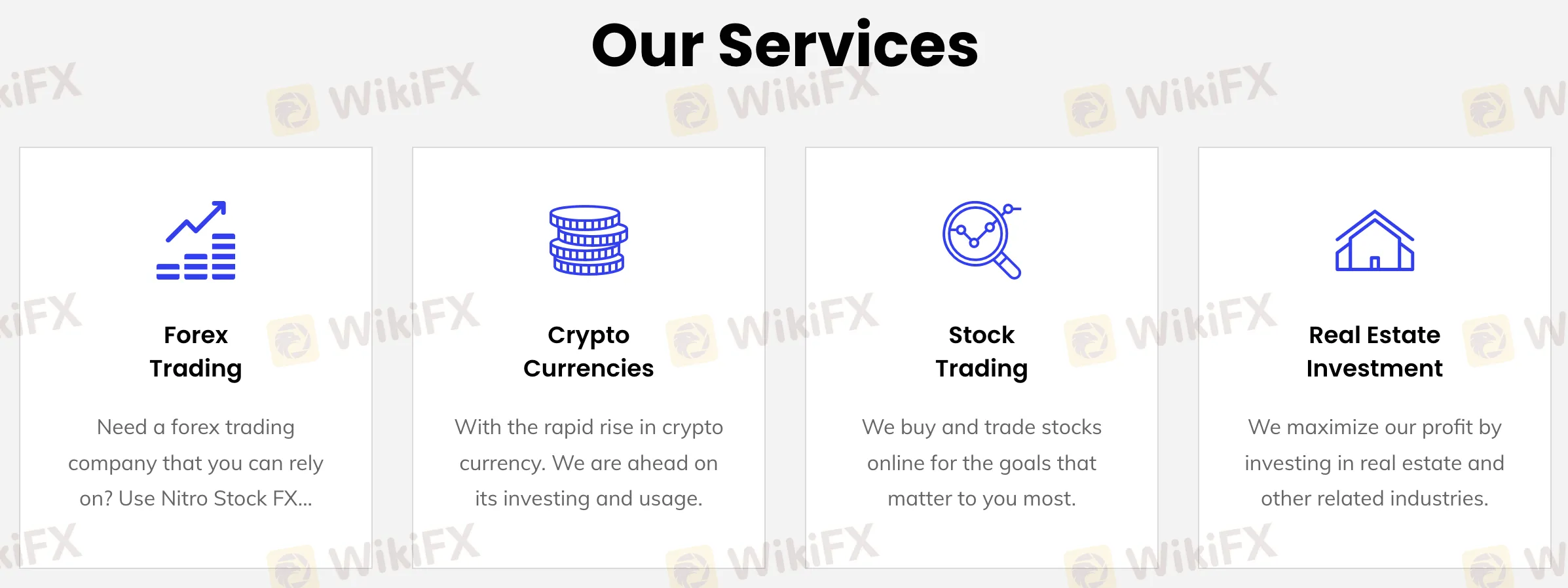 Nitro Stock FX पर क्या व्यापार किया जा सकता है?