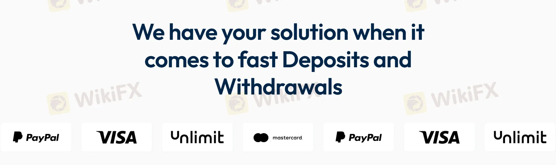 Deposit and Withdrawal