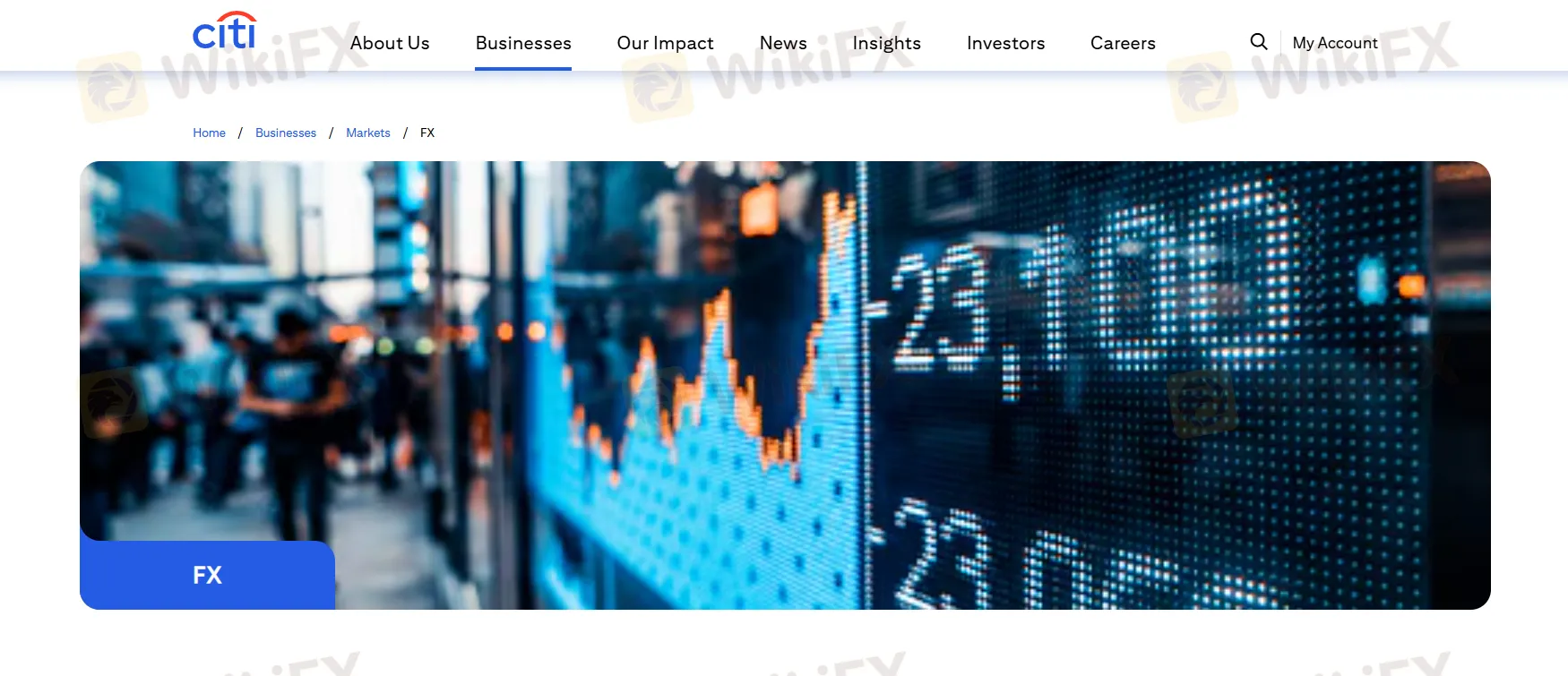 Información de CITIFX