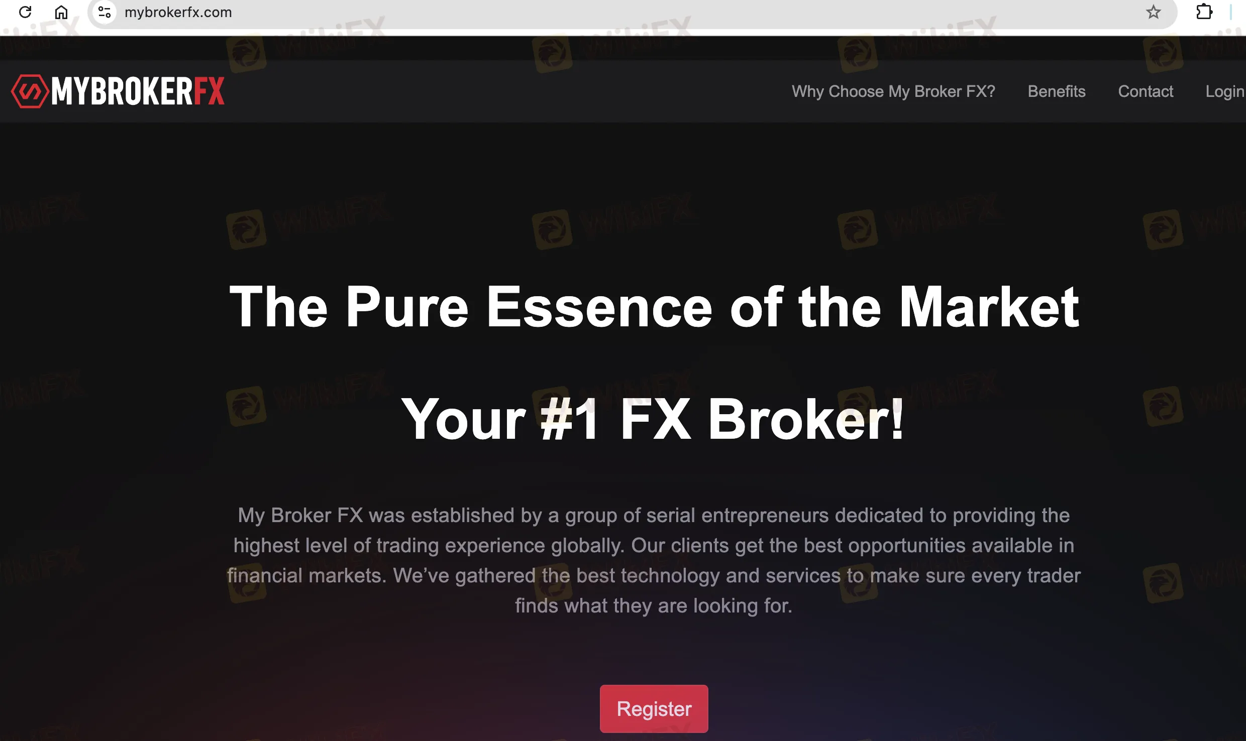 My Broker FX's homepage
