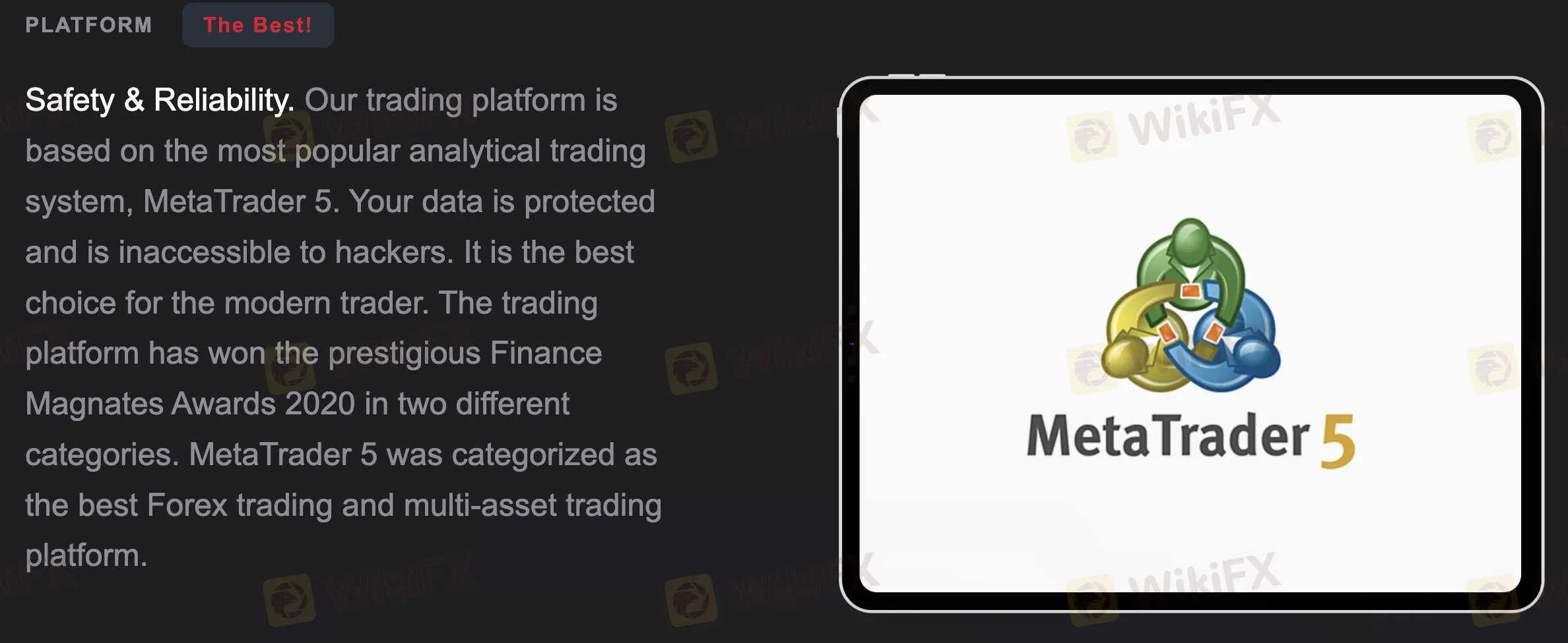 MT5 platform