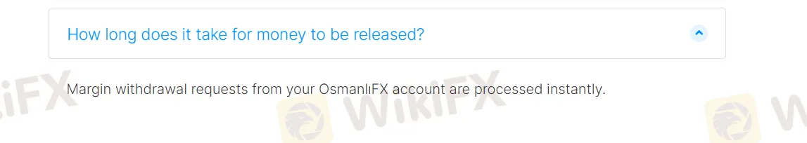 Deposit and Withdrawal