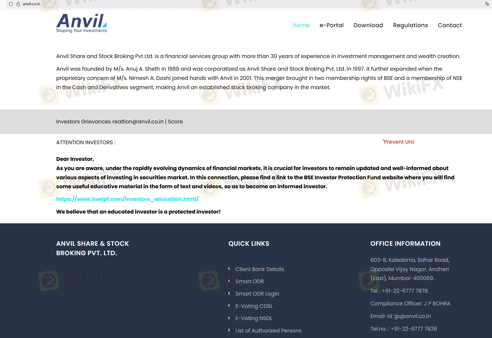 Informasi Anvil