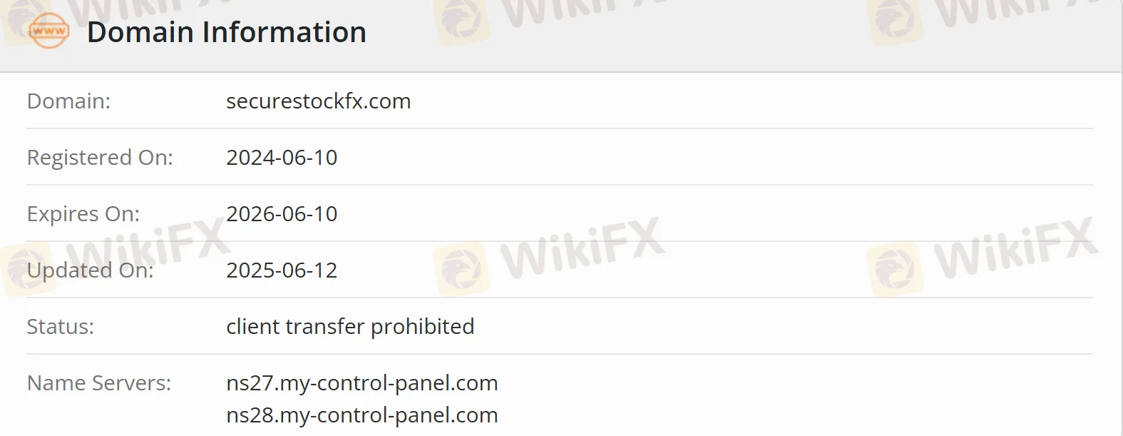 Domain information
