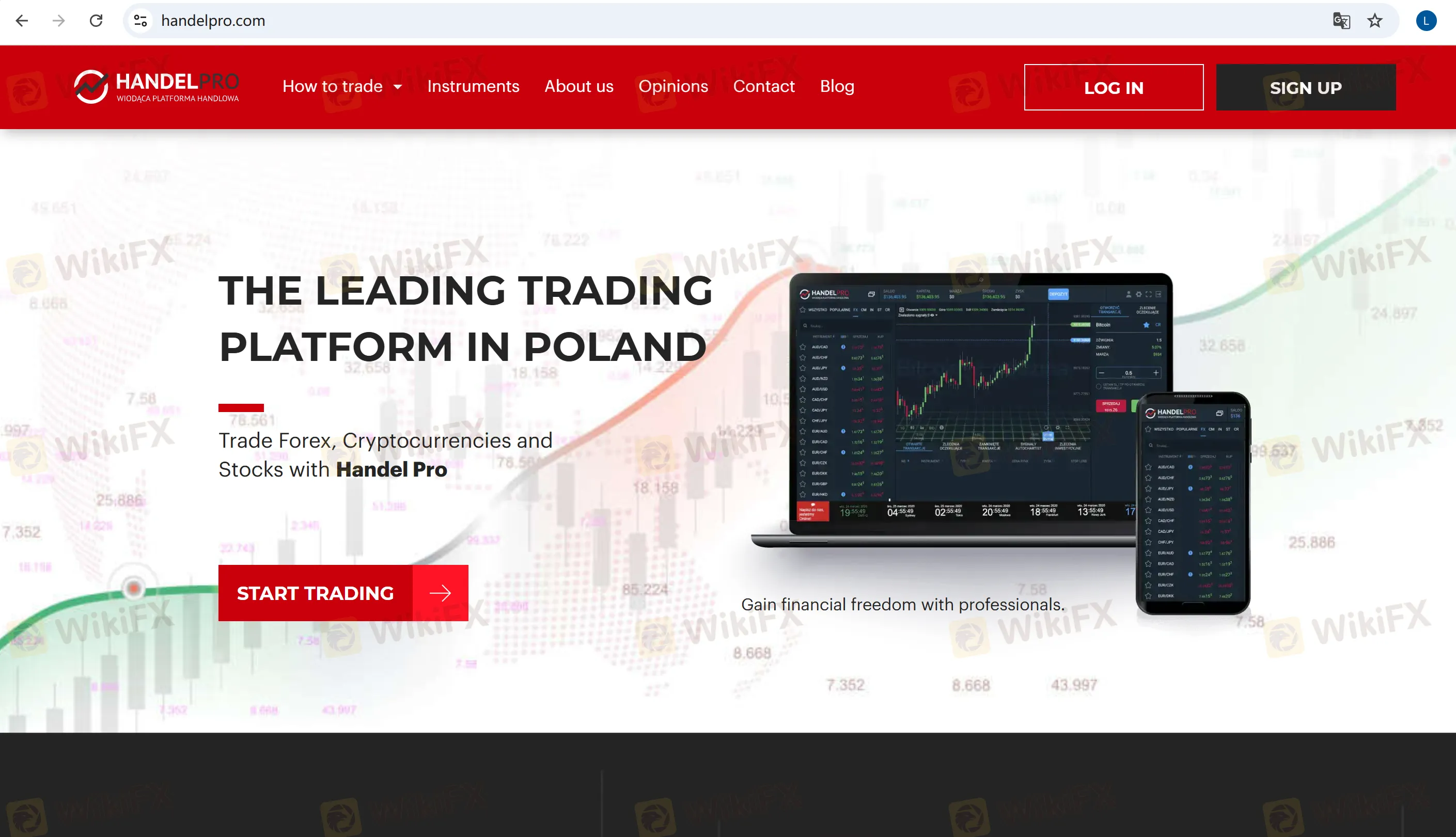 HANDEL PRO's homepage