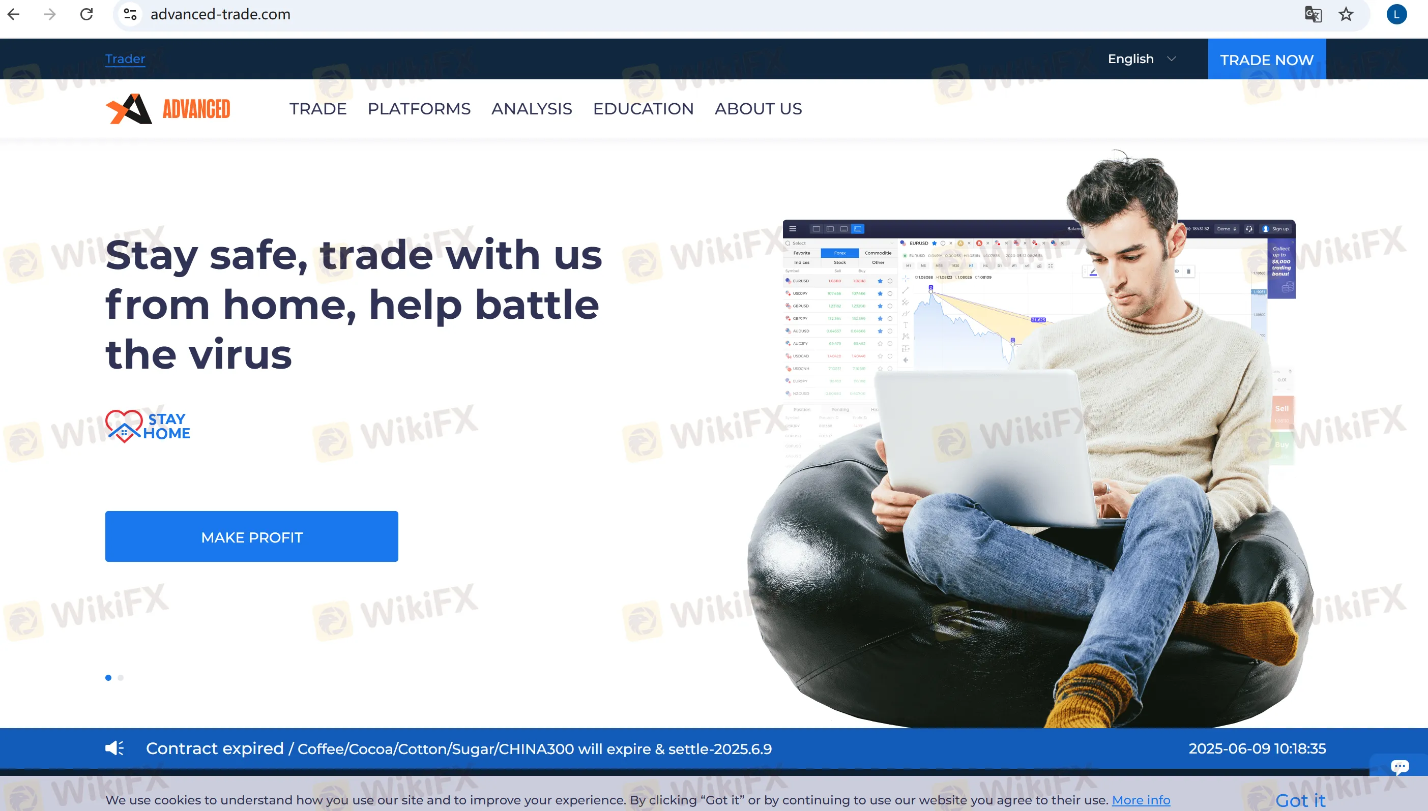 ADVANCED TRADING's homepage
