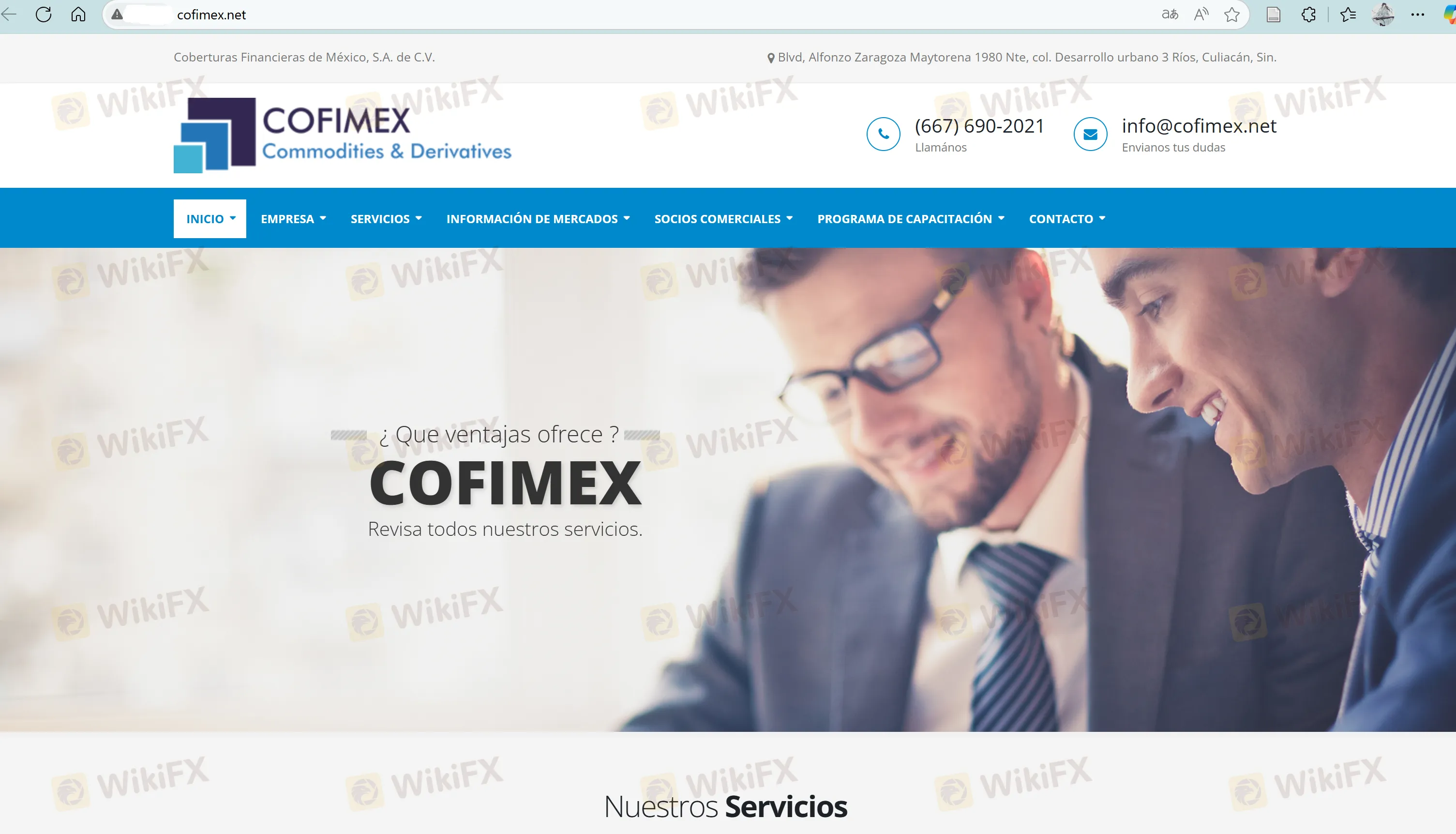 COFIMEX的主页
