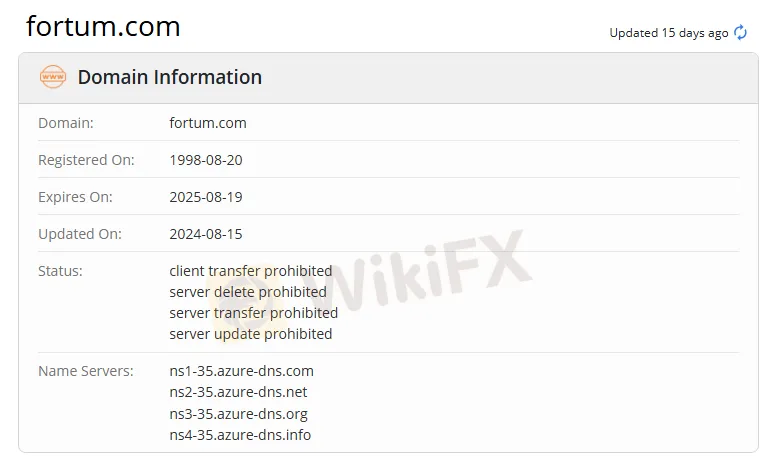 Domain information
