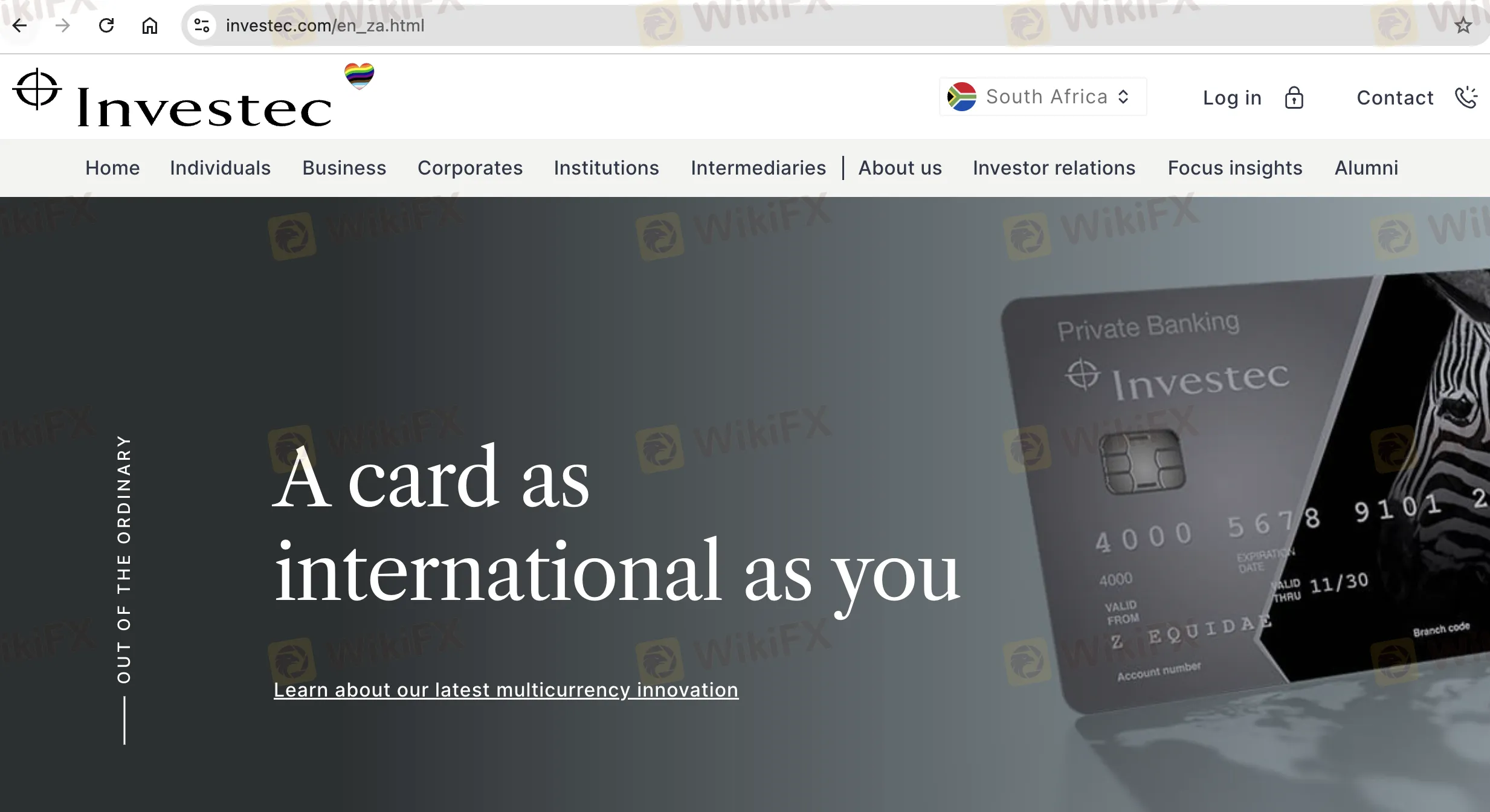 Investec 的主页