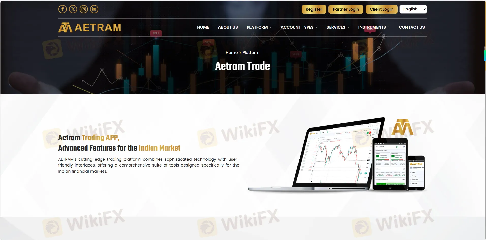 Aetram Trading APP