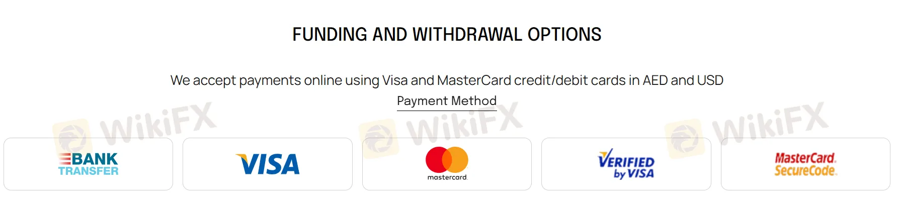 Deposit and Withdrawal