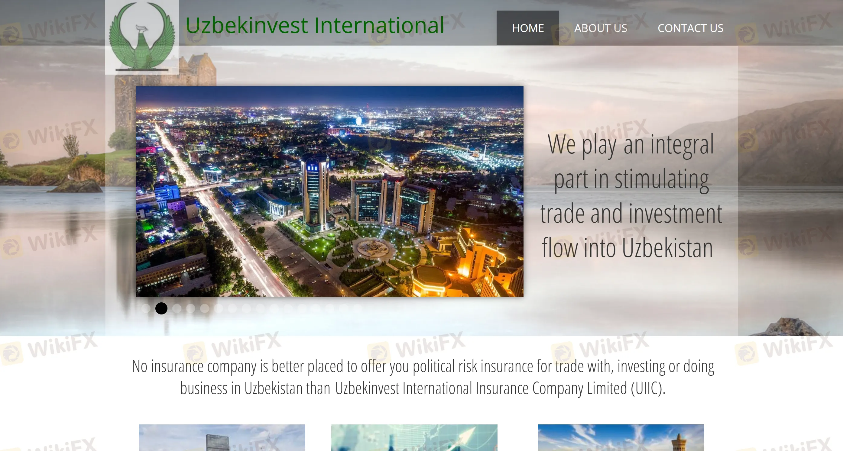 UIIC's homepage