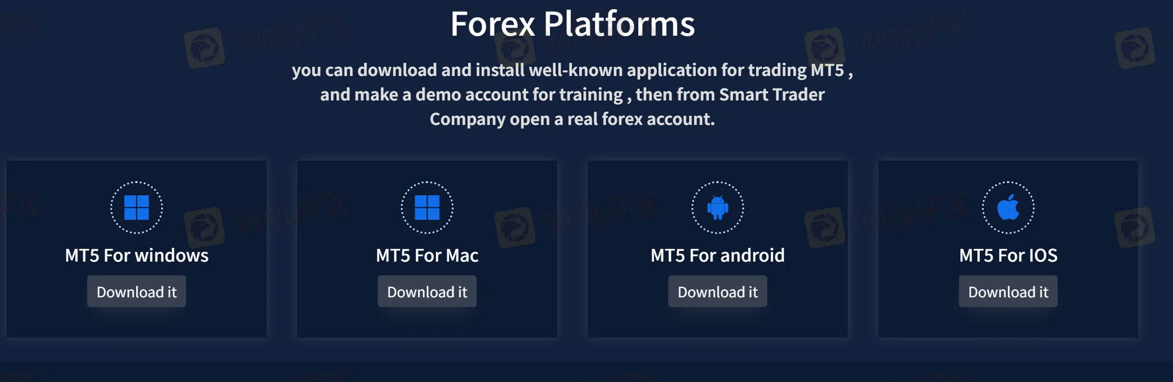 MT5 platform