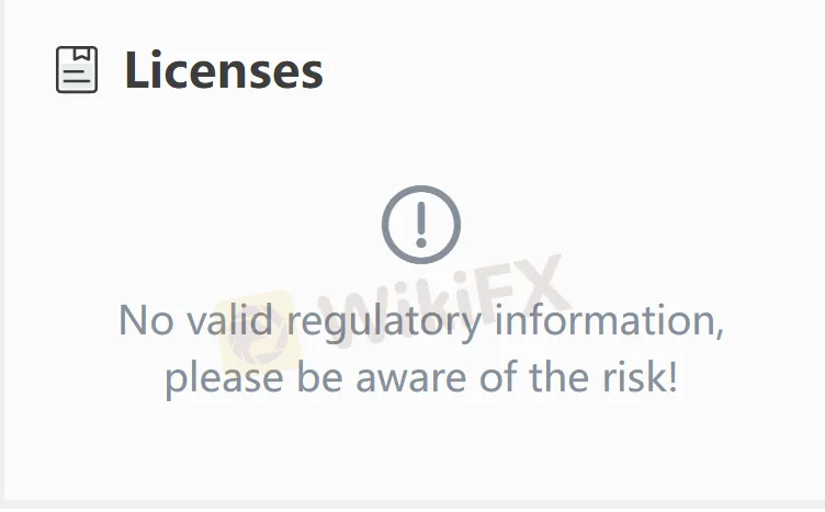 No license